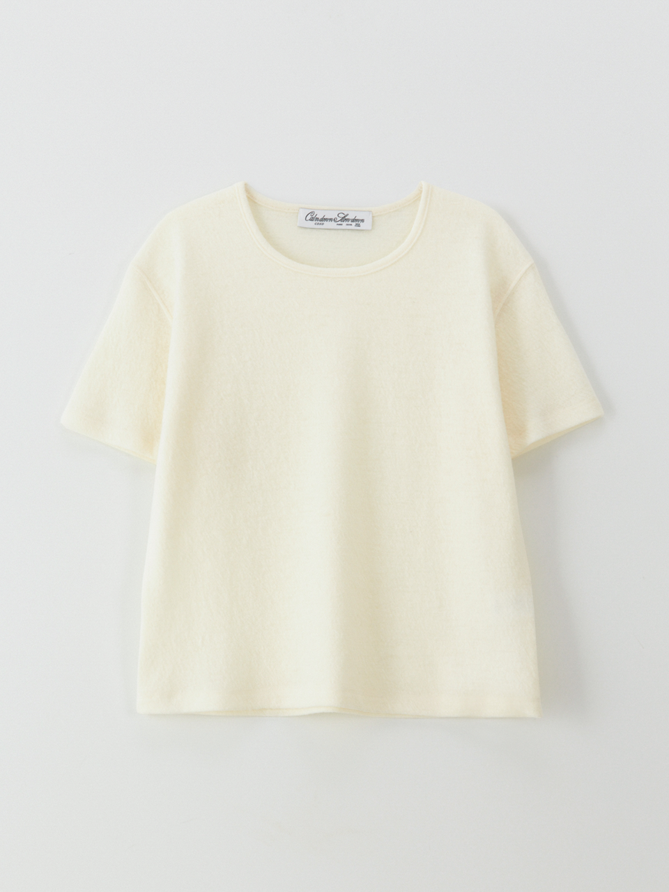 Classic wool jersey top_ivory